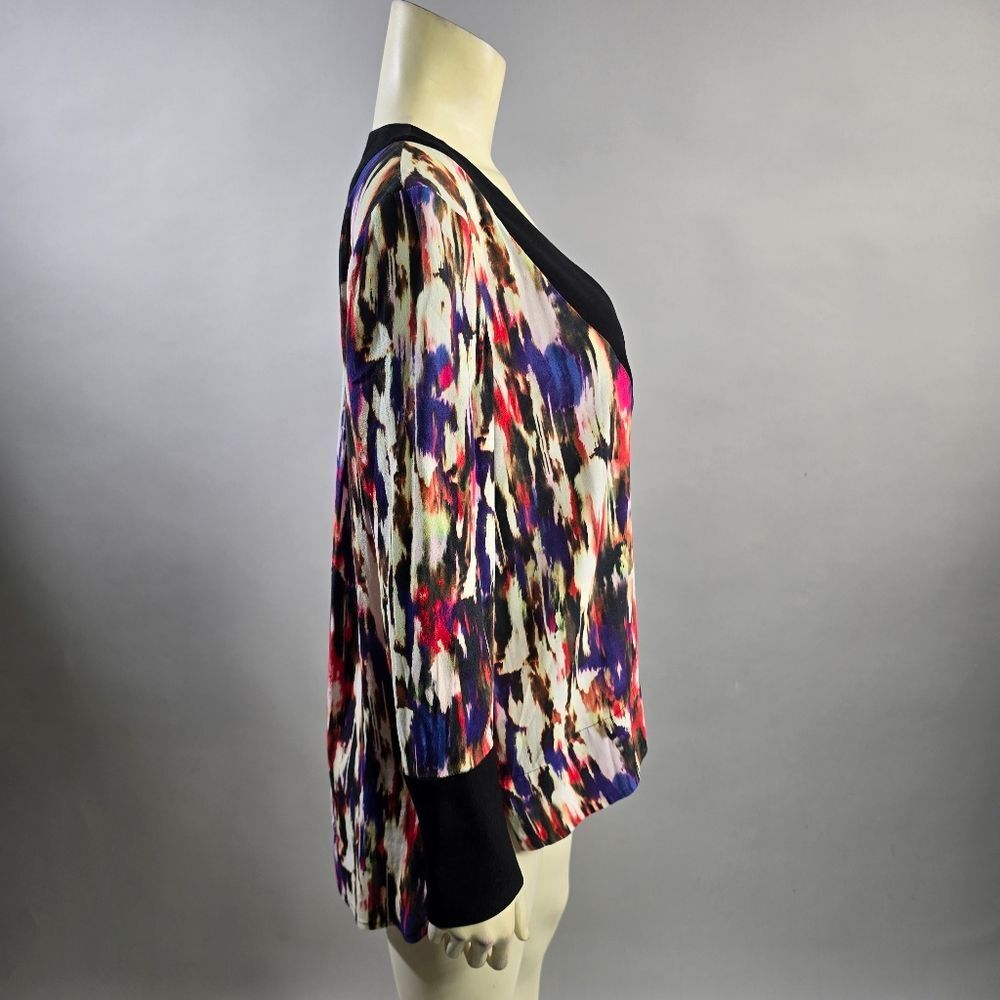French Connection Multicolor Abstract Blouse - image 3
